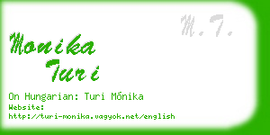 monika turi business card